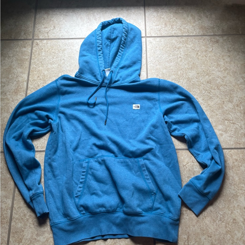 The North Face Blue Pullover Hoodie Sweatshirt